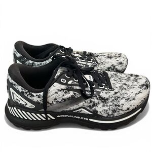 Brooks Adrenaline GTS 23 Womens Shoes White/Grey/Black Running